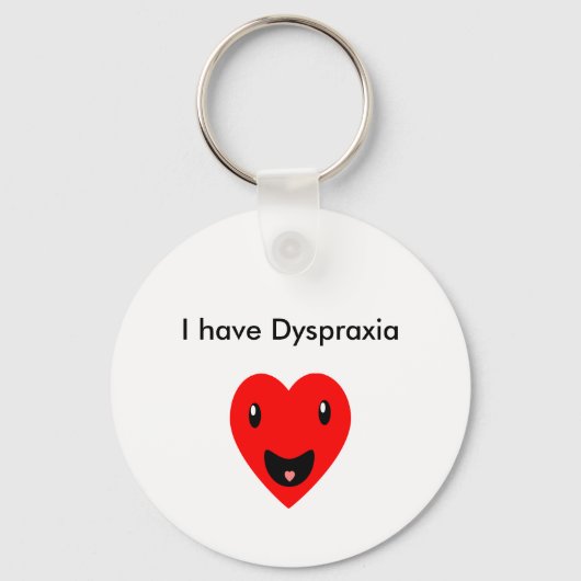 Dyspraxie Schlüsselanhänger (Vorderseite)