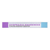 Dyspraxie Sensibilisierungsmuster Ripsband (Vorderseite)