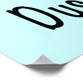 Dystonia Awareness Ribbon of Hope Poster (Ecke)