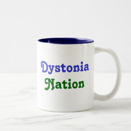 Dystonie Nation Mu3 Zweifarbige Tasse