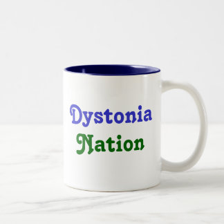 Dystonie Nation Mu3 Zweifarbige Tasse