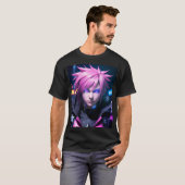 Dystopian Cyberpunk Sci-Fi Future Street Punk 01 T-Shirt (Vorne ganz)
