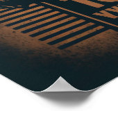 Dystopian großer Bruder sieht dir Poster zu (Ecke)