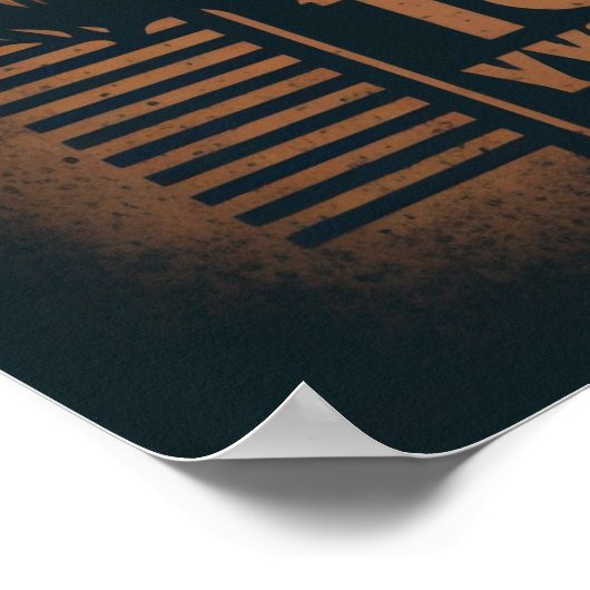 Dystopian großer Bruder sieht dir Poster zu (Ecke)