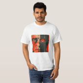 Dystopian Roboter Eye T-Shirt (Vorne ganz)
