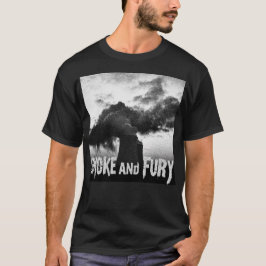 Dystopian Rock Black Oil Rig T-Shirt