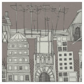 dystopian toile graubraunes stoff (Nahaufnahme)