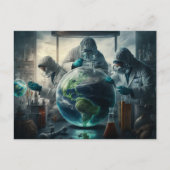 Dystopian World Experiment - Concept Art - Fantasy Postkarte (Vorderseite)