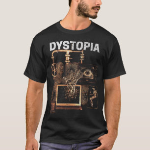 Dystopie - Design von Techno-Dystopian Streetwear T-Shirt