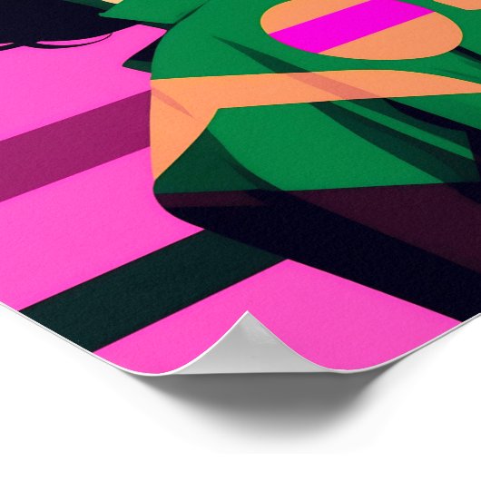 Dystopisch Vintag Poster (Ecke)