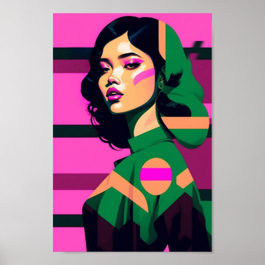 Dystopisch Vintag Poster (Vorne)