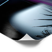 Dystopische Alien Human Hybrid Etheral Ai Art Poster (Ecke)