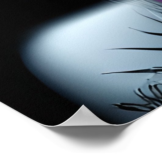 Dystopische Alien Human Hybrid Etheral Ai Art Poster (Ecke)