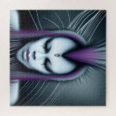 Dystopische Alien Human Hybrid Etheral Ai Art Puzzle (Horizontal)
