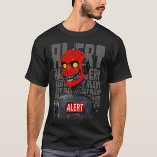 Dystopischer böser dysfunktionaler Roboter-Alarm S T-Shirt