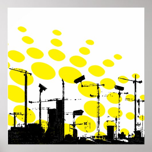 Dystopischer Sonnenaufgang Poster (Vorne)