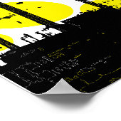 Dystopischer Sonnenaufgang Poster (Ecke)