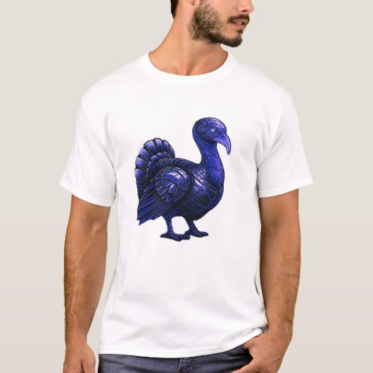 Dystopischer Truthahn-Erntedank-Design Klassisches T-Shirt (Vorderseite)