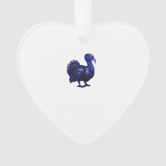Dystopischer Truthahn Thanksgiving Design Klassisc Ornament (Vorderseite)