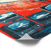 Dystopisches Auge Poster (Ecke)