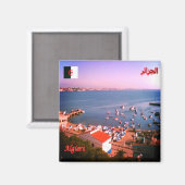 DZ004 ALGERI, Algerien, Afrika, Kühlschrank Magnet (Vorderseite/Rückseite)