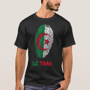 Dz Team Algerische Flagge Drucke algerische Unabhä T-Shirt