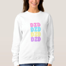 DZD Sweater W-Classic Retro der 80er Jahre Sweatshirt