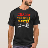 Dziadek der Grillmeister (AUF DUNKEL) T-Shirt (Vorderseite)