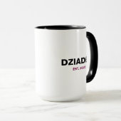 "Dziadek" Est. 2025 - Das perfekte Opa-Geschenk Tasse (VorderseiteRechts)