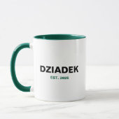 "Dziadek" Est. 2025 - Das perfekte Opa-Geschenk Tasse (Links)