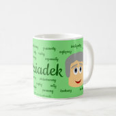 Dziadek - grün kaffeetasse (VorderseiteRechts)
