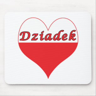Dziadek Polnisches Herz Mousepad