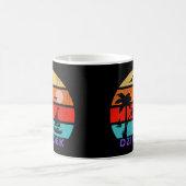 Dziadek Retro Sunset Ocean Großvater Kaffeetasse (Mittel)