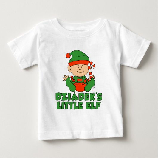 Dziadeks kleiner Elf Baby T-shirt (Vorderseite)