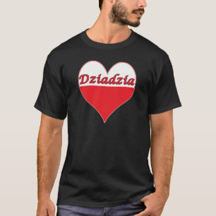 Dziadzia Polnisches Herz T-Shirt