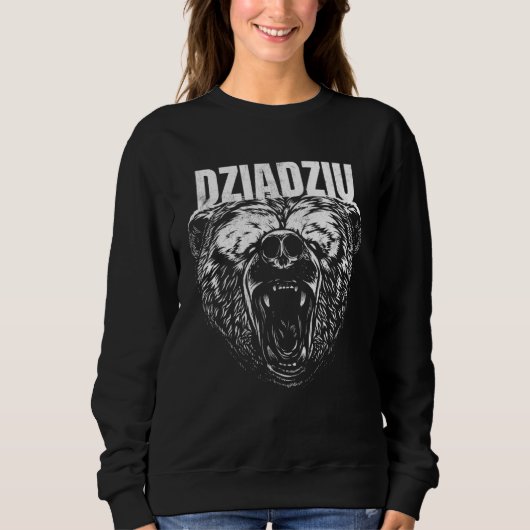 Dziadziu Bear Polish Grandpa Sweatshirt (Vorderseite)