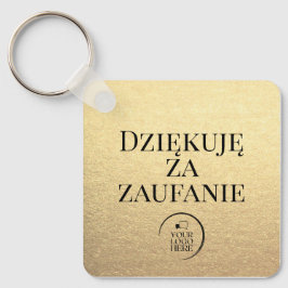 Dziękuję Vielen Dank für Ihr Geschäft in Polnisch Schlüsselanhänger