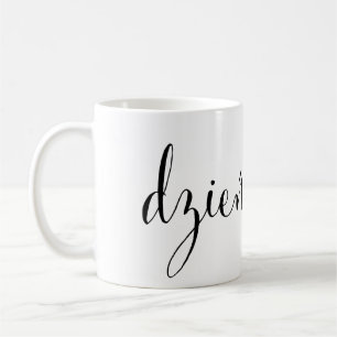 dzień dobry Guten Morgen polnische Tasse