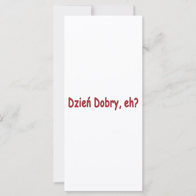 Dzien Dobry, nicht wahr? (Vorderseite)