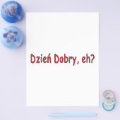 Dzien Dobry, nicht wahr? Flyer (Einzeln)