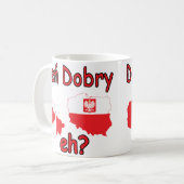 Dzien Dobry, nicht wahr? Kaffeetasse (Vorderseite Links)