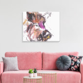 Dzik Leinwanddruck (Insitu (Wohnzimmer))