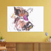 Dzik Leinwanddruck (Insitu (Wohnzimmer))