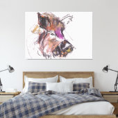 Dzik Leinwanddruck (Insitu (Schlafzimmer))