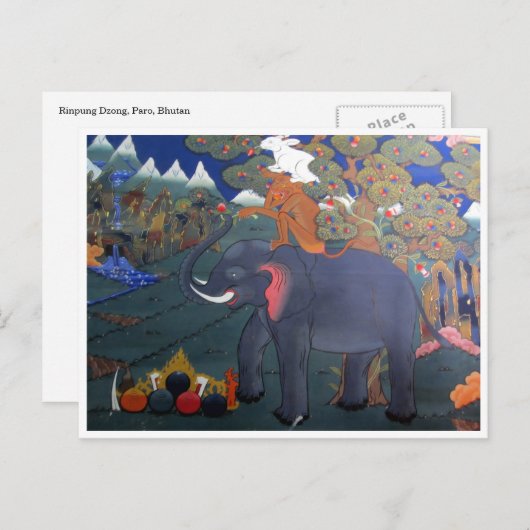 Dzong-Tierart Postkarte (Vorne/Hinten)