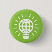 Dzynwrld Knopf Button (Vorderseite)