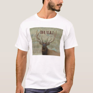 E10 Bull-Elch in Samtgeweih-Schuss T-Shirt