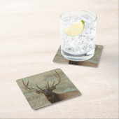 E10 BullElch in Velvet Rechteckiger Pappuntersetzer (Vor Ort)