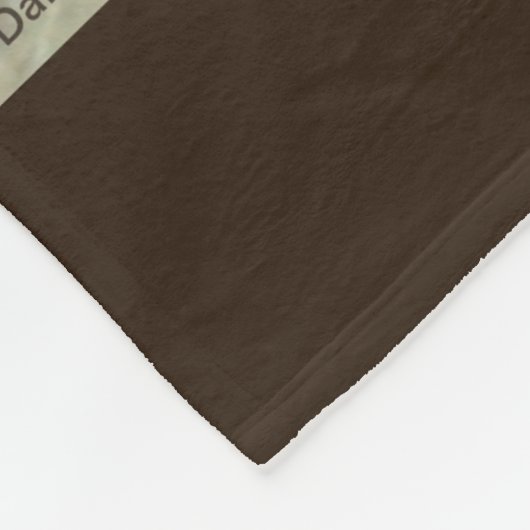 E10 Bullklee in Samt Kopf Shot Fleecedecke (Ecke)