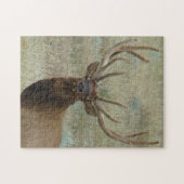 E10 Bullklee in Samt Kopf Shot Puzzle (Horizontal)